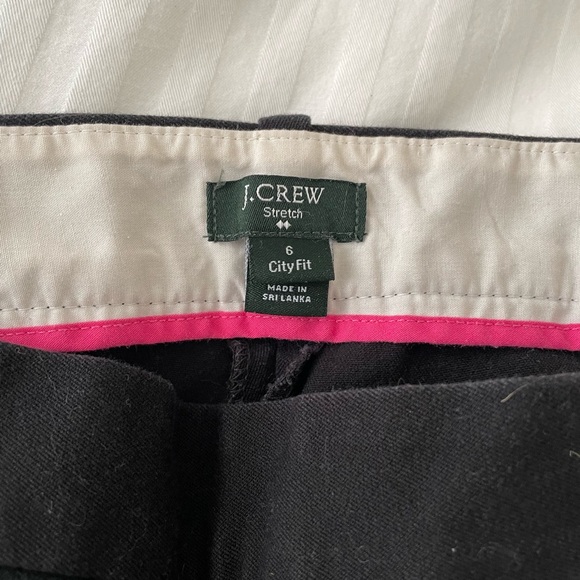 J. Crew Winnie Pant City Fit Black Size 6 - Picture 3 of 3